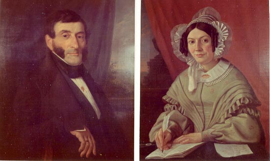Michel Jean Baptiste Goulmy geb 18-11-1784 te Limoges (Frankrijk)en zijn derde echtgenote Anne Maria van Buscom geb.23-2-1801 te Mechelen geh.op 29-7-1834 te 's Hertogenbosch