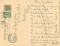 Bestelling per briefkaart Griekenland
7-7-1906