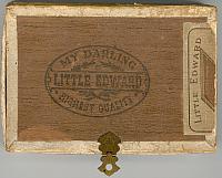 Deksel doosje My Darling Little Edward Highest quality Seder houten doosje dames sigaartjes kwaliteit colorado claro 1904
